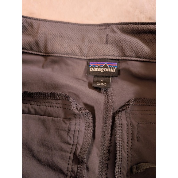 Patagonia Quandary Women's Dark Gray Outdoor Hiking Shorts Size 4 Inseam 7 in - Picture 6 of 10